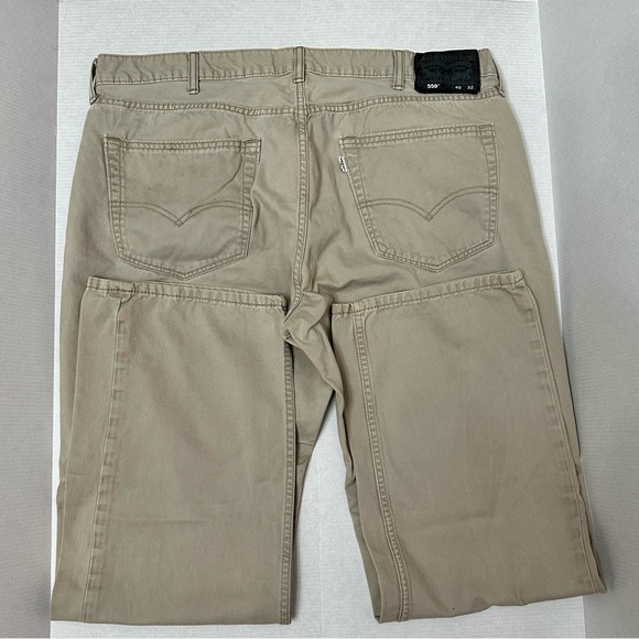 Levi’s 559 Mens 40x32 White Tab Straight Leg Denim Pants Jeans Streetwear Grunge - Picture 3 of 8